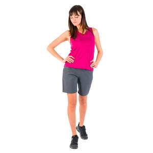 Canottiera da donna LATINA canotta traspirante in Spandex con colletto a fiocco quadrato con stampa Tie-Dye stile Casual decorazione ricamata - Product Image 2