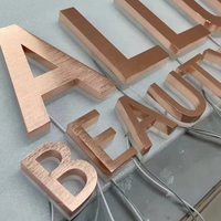 Conception de Logo Led Signalisation Personnaliser Personnalisé 3D Rétro-Éclairé Illuminé Lettre Signe Busine Chine Led Signalisation