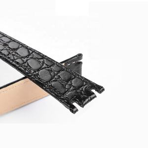 <span class=keywords><strong>Correa</strong></span> de <span class=keywords><strong>reloj</strong></span> de cuero genuino de lujo de 16 mm y 18 mm con patrón de cocodrilo suave para relojes <span class=keywords><strong>Longines</strong></span> Primaluna. - Product Image 6