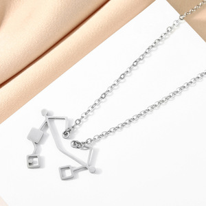Colgante de corazón seguro barato de acero inoxidable <span class=keywords><strong>Sheila</strong></span> en Europa y América Cutra collar joyería - Product Image 4