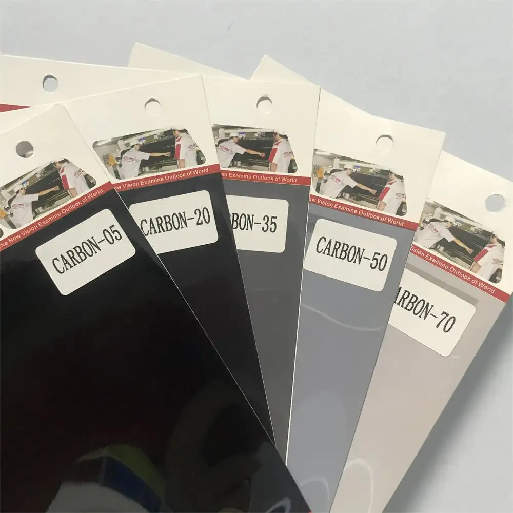 High Quality Heat-resistant Tint CS05 VLT5% black color protect privacy Nano carbon film Car Window Films