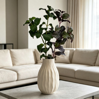 Branche de menthe artificielle à tige unique de 25 pouces, feuillage décoratif, fausses tiges d'herbes pour ornement de table