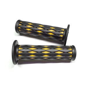Motorcycle Power-assisted <b>Bicycle</b> Modified Handlebar <b>Cover</b> Two-color Checkered Rubber Handlebar <b>Cover</b> - Product Image 2
