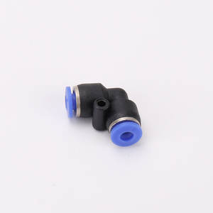 Tuyau pneumatique en acier inoxydable PV, coude en forme de L à angle droit de 90 degrés, connecteur rapide pour 4/6/8/10/12 mm, état neuf - Product Image 3