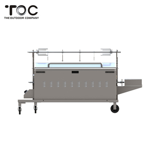 Grande al aire libre de acero inoxidable comercial al aire libre escupir <span class=keywords><strong>asador</strong></span> barbacoa cerdo tostador - Product Image 2