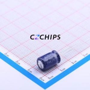 Condensador Electrolítico de Aluminio de Orificio Pasante ERF0JM102F12OT, Componente de Orificio Pasante THT, D8xL12mm 1000uF 20% 6.3V 3.5mm - Product Image 1