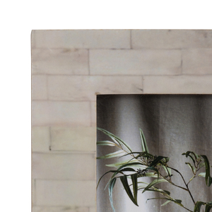 Cornice Rettangolare Decorativa con Bordo Floreale in Resina, Portafoto da Tavolo 5x7 Pollici - Product Image 5
