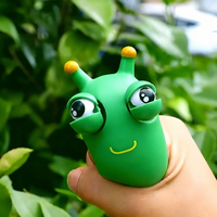 Jouet Squishy Mignon Panda Ver de Légume à Presser, Anti-stress, Cadeau de Fête, Halloween, Noël, Boîte Mystère, Vente en Gros