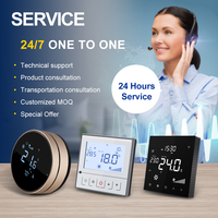 Thermostat intelligent Wi-Fi programmable Comfurter 24V FC610 en forme de nid d'abeille pour climatiseur, ventilateur de chauffage et de climatisation (VVC) avec écran tactile Modbus