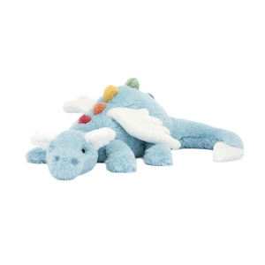 Jouet en peluche dragon <span class=keywords><strong>pastel</strong></span> de couleur personnalisée-Animal en peluche câlin pour soulager le stress et la décoration intérieure (blanc, <span class=keywords><strong>rose</strong></span>, vert, bleu) - Product Image 5