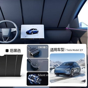 Parasol Eléctrico Retráctil Inteligente para Parabrisas, con Elevación Automática One-Touch, Visera para Ventana Delantera, Aislamiento Térmico, Protección UV, Universal - Product Image 2
