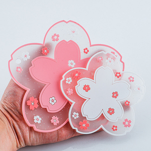 Nuevo Posavasos de Flor de Cerezo Sakura, Tapete para Tazas y Platos, de Goma Suave, Duradero, Aislante del Calor, Antideslizante, Estilo Japonés - Product Image 3