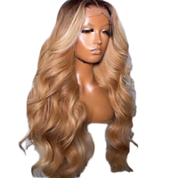 Venta al por mayor de la prima de la Virgen DE LA India 13x4 peluca con frente de onda profunda prearrancada Remy pelo transparente Frontal de alta calidad pelucas de cabello humano