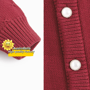 Suéteres Personalizados para Bebés, Camisetas de Punto para <span class=keywords><strong>Recién</strong></span> Nacidos, 100% Algodón, Estilo Chino, Manga Larga, Cuello Redondo, para Niñas - Product Image 5