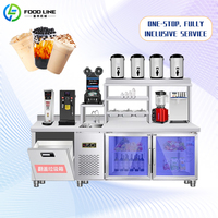Paket Peralatan Toko Boba Satu Atap, Perlengkapan Minuman Siap Pakai, Paket Peralatan Toko Bubble Tea