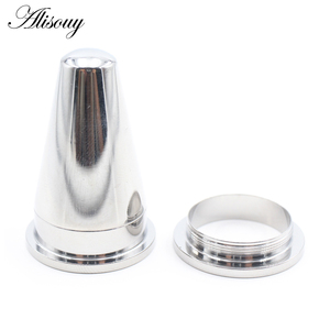 Alisouy - Juego de 1 Expansor de Oreja de Acero Inoxidable, Modelo Grande, Tipo Cono, <span class=keywords><strong>2</strong></span> en 1, Piercing Corporal para Boda o Compromiso - Product Image 3