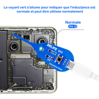 Outil de Réparation pour Ordinateur, Ordinateur Portable et Téléphone Portable, Testeur de Verrouillage de Défaut par Induction Électromagnétique, Pièce de Réparation Électronique à Inductance