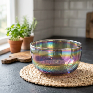 Bol chantant bohème en verre arc-en-ciel personnalisé, bol sonore, bol de guérison pour la méditation, le yoga, la décoration - Product Image 5