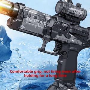 Pistola ad Acqua Elettrica Esplosiva Firelight Ice Rat, Giocattolo per Bambini con Funzionamento Automatico a Impulsi, Effetti Luminosi e Fiamma, in Plastica - Product Image 4