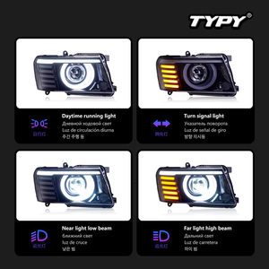 Kit de conversion de phares TYPY pour Patrol Y61 (2005-2022) avec lentille laser LED 12V DRL - Nouveau 6000K - Product Image 5