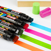 Marqueur Jumbo, marqueurs d'affiche, double pointe, largeur d'écriture de 10 mm et 17mm, 12 couleurs disponibles, encre de grande capacité LT-17