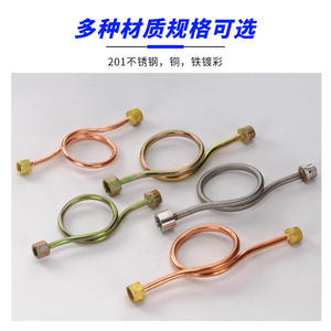 Huihong Pressure <b>Gauge</b> Buffer Tube 180/90 Degree M14x1.5 M20x1.5 304 Stainless Steel For Shock Absorbing <b>Gauges</b> - Product Image 2