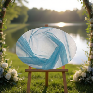 Tela de Encaje Ilan 150x200cm Azul Lago, Accesorios para Boda - Product Image 2