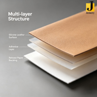 Feuille adhésive extensible en silicone et cuir métallisé Jemery pour la décoration automobile – Approvisionnement direct usine, développement personnalisé