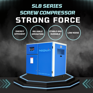 מחיר מפעל oem SLB-7.5 שלב אחד 7.5kw 10hp 8ht חגורת כונן מדחס אוויר בורג - Product Image 5