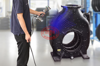FreeScan industriel portatif UE 7 UE 11X3 X5 X7 PRO Scanner Laser 3d pour pièces de voiture et pièces industrielles