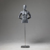 Mannequin buste femme en fibre de verre durable avec support métallique pour vitrine de magasin de vêtements