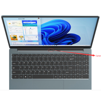Vente d'usine Win10 15.6 "ordinateur portable Intel Celeron 4 cœurs et 4 fils J4125 8G 258G SSD Portable pour les entreprises