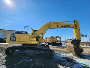Excavatrices sur chenilles Komatsu PC200 PC220 d'occasion du Japon, 99% neuves, 20 tonnes - Product Image 2