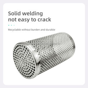 Cartouche filtrante en <span class=keywords><strong>acier</strong></span> inoxydable OEM 304 316, <span class=keywords><strong>tube</strong></span> résistant à la corrosion, filtre <span class=keywords><strong>rond</strong></span> pour la séparation solide-liquide - Product Image 5