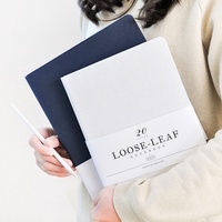 Agenda con Cubierta de Tela de Lino Personalizada, Libreta de Información A4, Transparente, Multicapa, Papel Suelto al por Mayor, Cuaderno de Documentos
