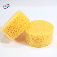 Woxin Cylindre en mousse de polyuréthane durable et légère, motif nid d'abeille, couleur algue jaune, extra large, réutilisable pour le lavage de voitures et le jointement