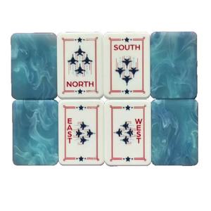 2026 Juego de Mahjong Americano de Venta Caliente, Nuevo Set Conmemorativo de Fuegos Artificiales Grabados en Acrílico, Portátil y Ecológico para Adultos de <span class=keywords><strong>Casino</strong></span> - Product Image 5