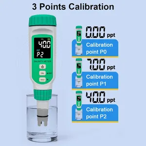 Détecteur numérique de qualité de l'eau rechargeable, salinomètre AR8212, plage de température 0-50°C, testeur pour aliments et boissons AR8212 - Product Image 2