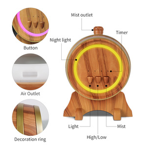 Thông minh RGB >350ml Rượu Vang Thùng hương liệu máy siêu âm tạo độ ẩm Điều khiển giọng nói điện wifi cho nhà khách sạn Pin - Product Image 6