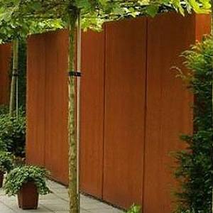 Metalen Hekken Panelen Corten Staal Tuin Hek T Berichten Koop Verstelbare - Product Image 1