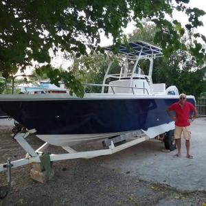 Fabricant de bateau, 24 pieds, 7.20m, Console centrale en fibre de verre avec auvent, Yacht de pêche, <span class=keywords><strong>Ferry</strong></span> - Product Image 1