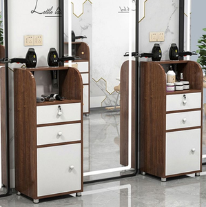 Meuble de Salon Moderne en Métal de Haute Qualité pour la Vente en Gros, Armoire de Rangement pour Outils de Barbier et Salon de Coiffure, Meuble de Salon de Beauté - Product Image 4