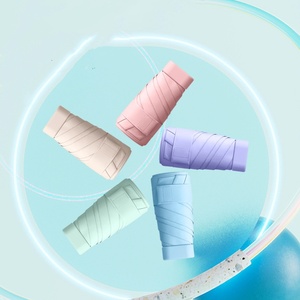 Parapluie de poche <span class=keywords><strong>à</strong></span> capsule UV manuel <span class=keywords><strong>à</strong></span> 6 plis de haute qualité pour femmes Parapluie cadeau personnel étanche dans un emballage en boîte - Product Image 4