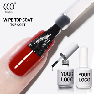 Uv <span class=keywords><strong>Glace</strong></span> Cear Top Coat Diamante CCO Fábrica Nail Top Coat Templado - Product Image 6