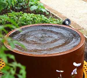 Mesa de Agua de Acero Corten para Jardín Exterior, Fuente de Agua, Cascada - Product Image 1