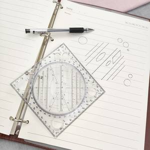 ไม้โปรแทรคเตอร์พลาสติก11*11ซม. อเนกประสงค์ไม้บรรทัดสี่เหลี่ยมผืนผ้าทรงวงรีทรงสี่เหลี่ยมผืนผ้าสำหรับนั<span class=keywords><strong>ก</strong></span>เรียนและ<span class=keywords><strong>ครู</strong></span>สำหรับการสอบ - Product Image 6