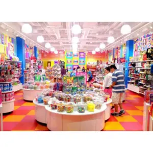 Colorful Candy Shop Creative Unique candy kiosk selling display shelves for sale