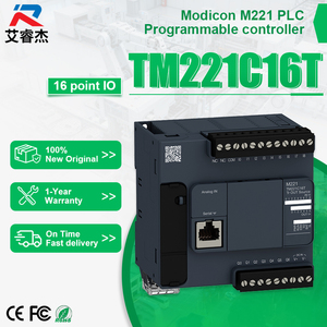 Nouveau module PLC original TM221C16T, série Modicon M221, module de sortie transistor PNP 16 IO, contrôleur programmable TM221C16T - Product Image 1