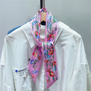 <span class=keywords><strong>Tarot</strong></span> Element Bloemenprint Dames Handtassen Sjaal Klein lint Haarsjaal - Product Image 3