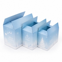 Boîtes cadeaux de Noël personnalisées, boîtes d'expédition pour les fêtes, carton ondulé, carton RSC, boîtes d'expédition couleur offset CMYK